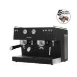 เครื่องทำกาแฟ แอสคาโซ่ ทรีโอ เทอร์โมบล็อก 2 หัวชง, สีดำ +  เครื่องบดกาแฟ คาริมาลี่ รุ่น X010
