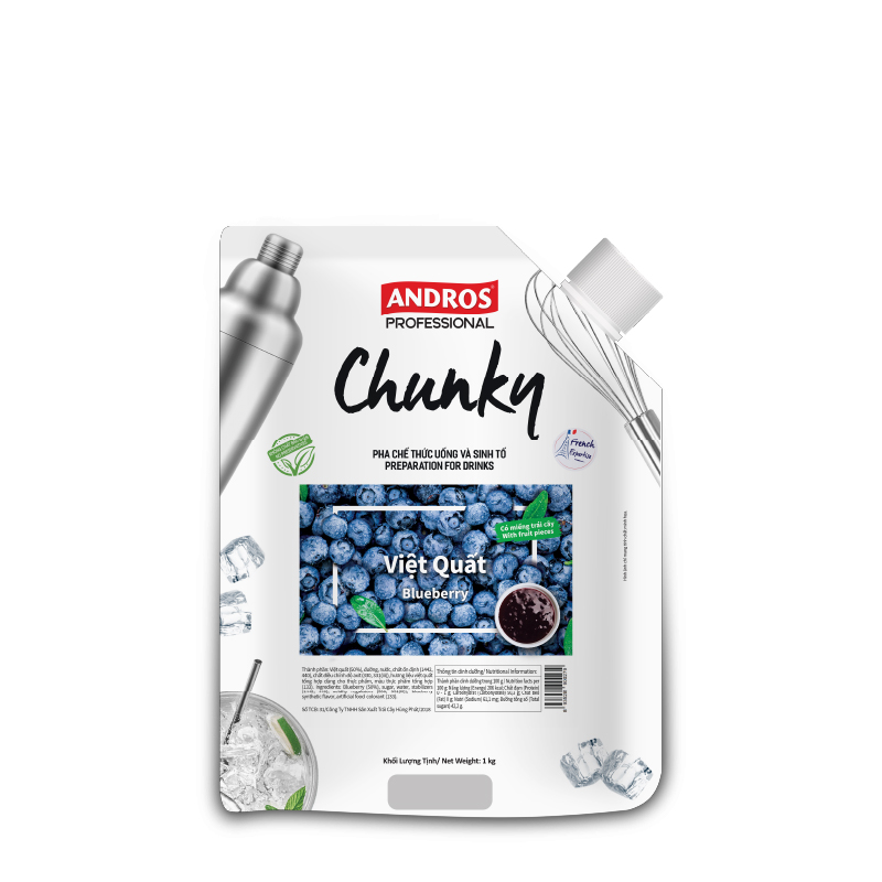 Andros Fruit Chunky – Blueberry