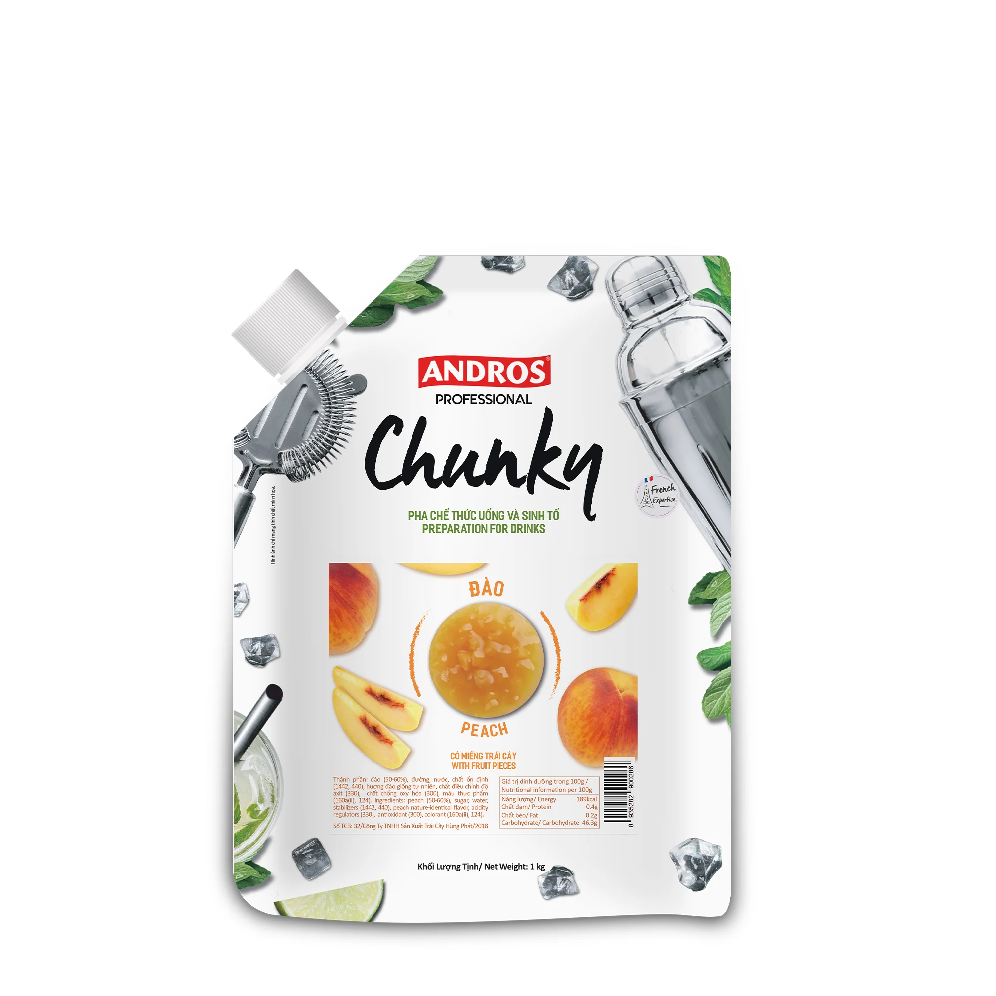 Andros Fruit Chunky – Peach