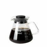 TIAMO GLASS COFFEE SERVER 600CC (BLACK)