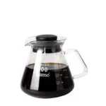 TIAMO GLASS COFFEE SERVER 650CC (BLACK)