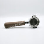 Ascaso 2 coffees filter holder walnut  wood handle