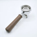 Ascaso 2 coffees filter holder walnut  wood handle