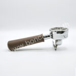 Ascaso 2 coffees filter holder walnut  wood handle