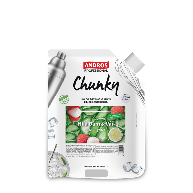 Andros Fruit Chunky – Aloe & Lychee