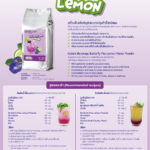 Boncafe Butterfly Pea Lemon Powder (Pack in Foil)