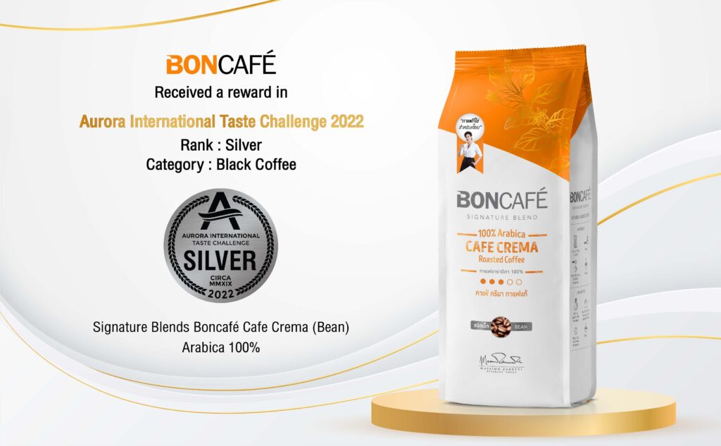 Read more about the article Boncafe (Thailand) Wins Silver Award from Aurora International Taste Challenge 2022