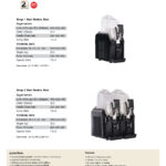 เครื่อง ELMECO Slusher  รุ่น Blarge 2 Slush Machine, Black