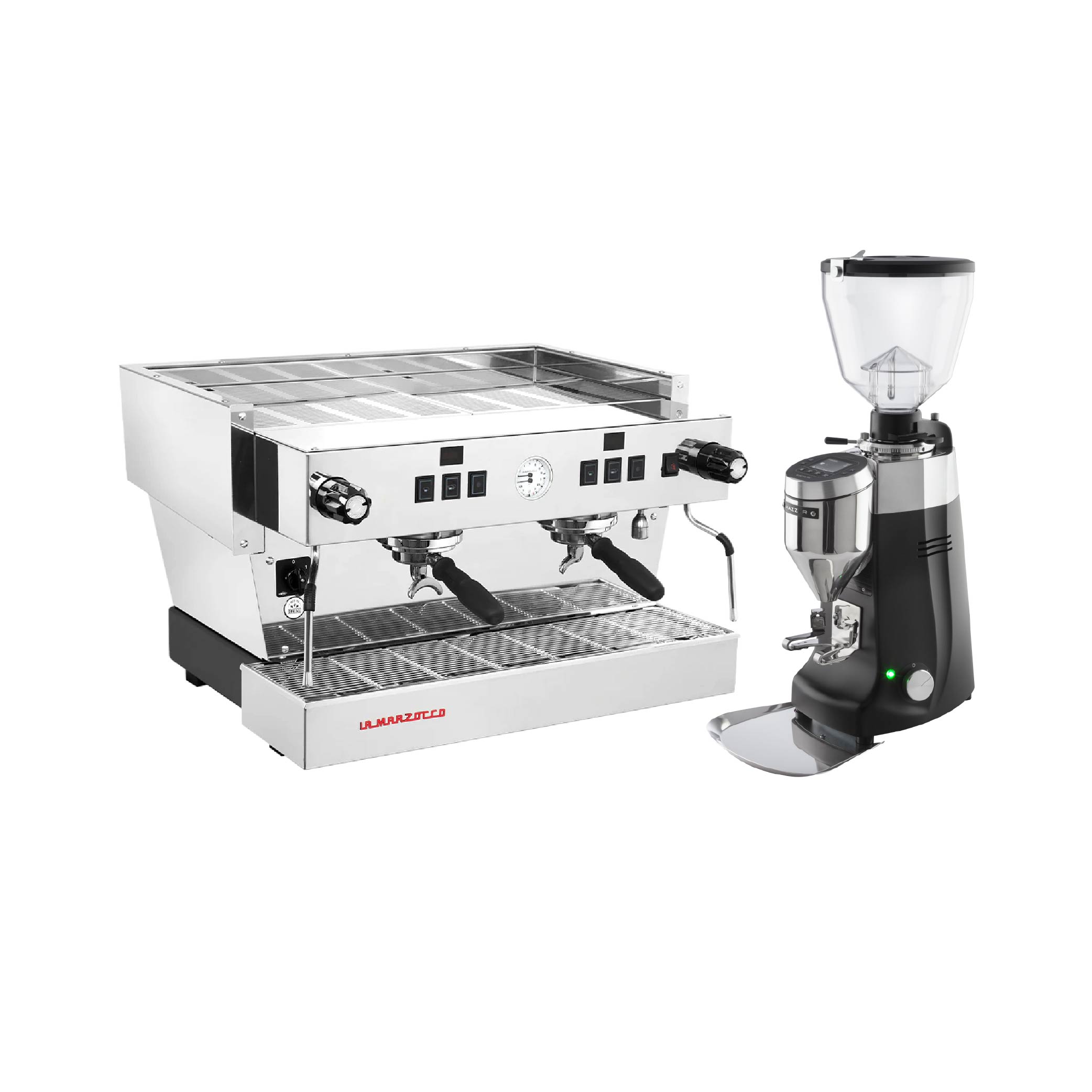 Promotion: เครื่องชงกาแฟ ลามาร์ซอคโค ลิเนีย คลาสสิก เอส เอวี 2 หัวชง + เครื่องบดกาแฟ แมสเซอร์ รุ่น Kony S Electronic