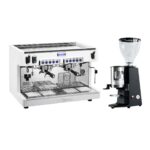 Promotion: เครื่องชงกาแฟคาริมาลี่ รุ่น เซนโต้ พลัส 2 หัวชง สีขาว+ เครื่องบดกาแฟ คาริมาลี่ รุ่น X010 สีดำ