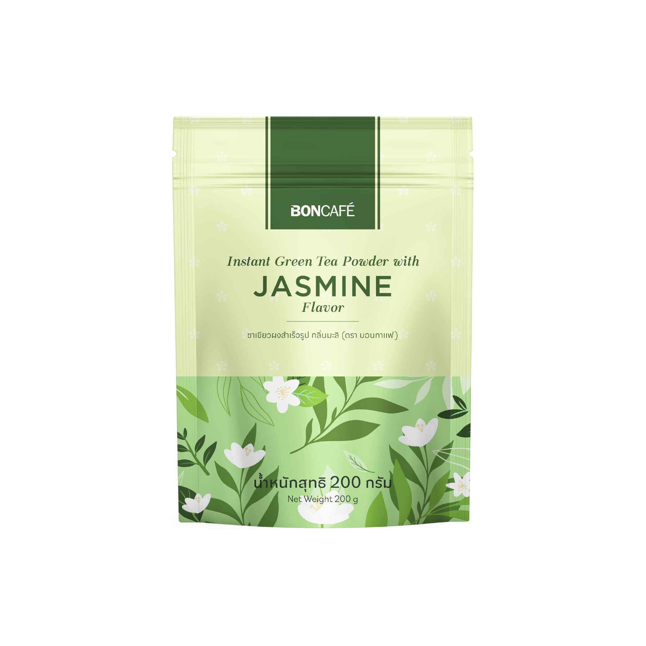 ชาเขียวผงสำเร็จรูป กลิ่นมะลิ / Instant Green Tea Powder with Jasmine Flavor
